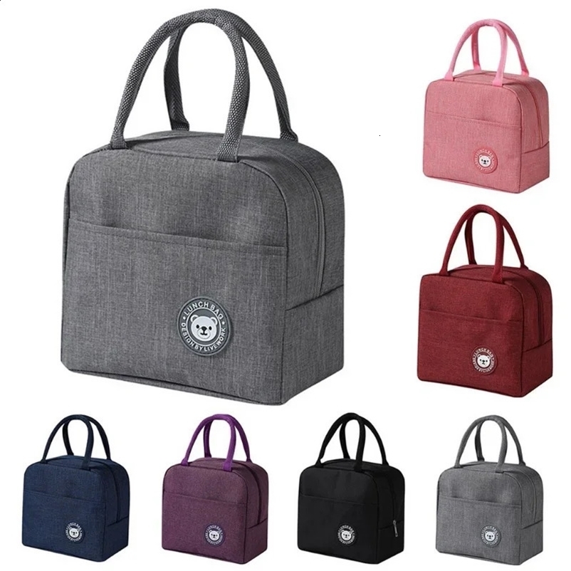Boîte à lunch de voyage à la mode et simple Pack de glace portable Isolation thermique Aliments réfrigérés Sac à lunch chaud 240802bj