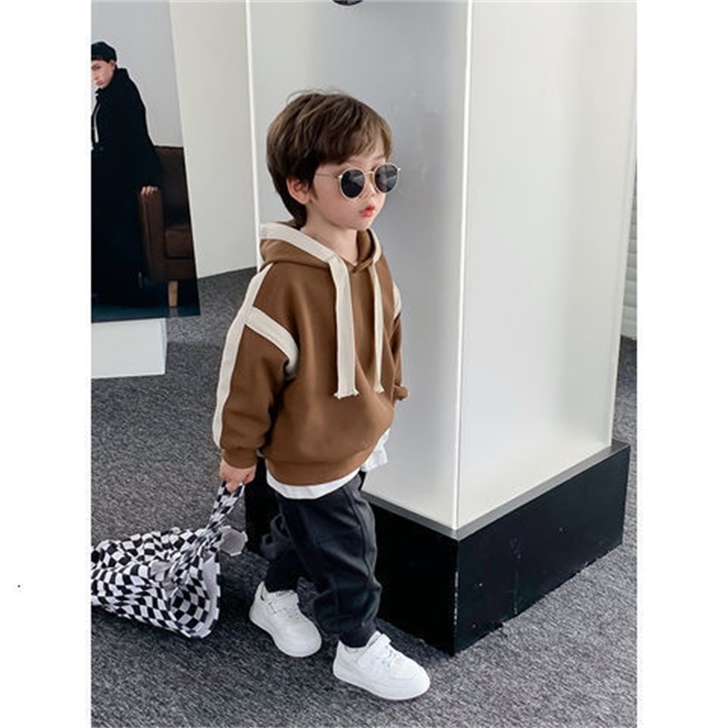 Jackets Boy s Hoody Autumn Children s Baby Boy Children Spring and Casual Hooded Top 230329