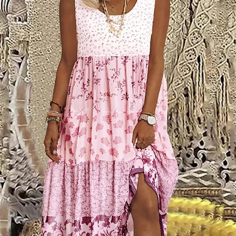 Plus size womens sun dress collar beach flowing party dress print summer collar dress Hawaiian dress Luau250425bj