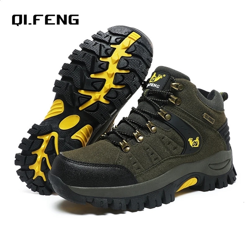 Trendy Classic Men Ankle Boots Wear Resisting Hiking Shoes Cow Suede Men Boot Comfortable Walking Sneaker For Man Tactical Shoes 241228