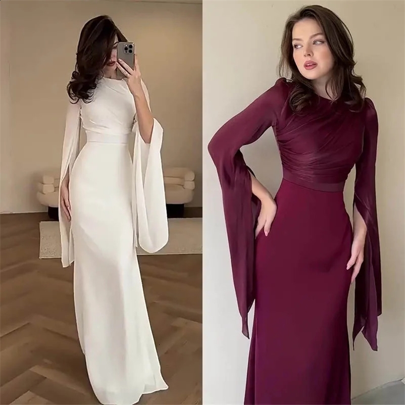 Elegant satin patchwork high waisted womens Maxi dress with bell sleeves ultra-thin spherical tight fitting dress autumn Throbbing 240904bj