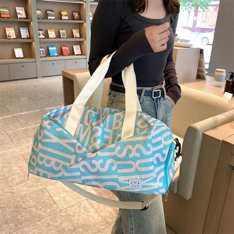 Leisure fitness bag large capacity dry wet separation travel backpack shoe company sports yoga fitness bag 250328