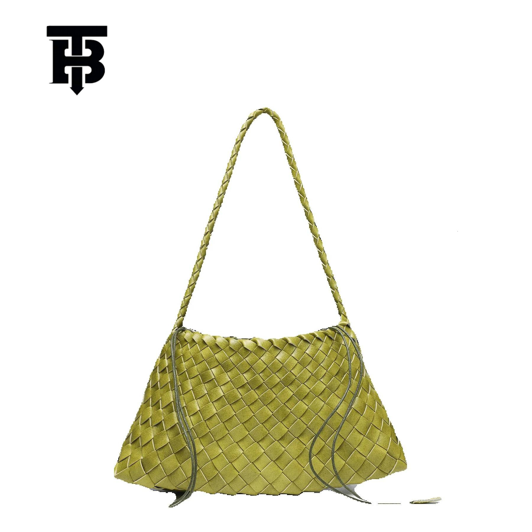 TB BHULAMTE Free Shipping Brand New Designer Bag 2025 Trendy Casual Popular Single Shoulder Armpit Hand Woven Handbag Women's Fashionable Retro