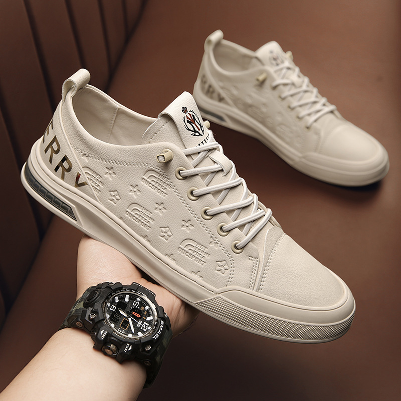 Free Shipping Fashionable spring summer low cut men shoes casual shoes lazy people trendy anti slip board shoes white trendy shoes Sneakers