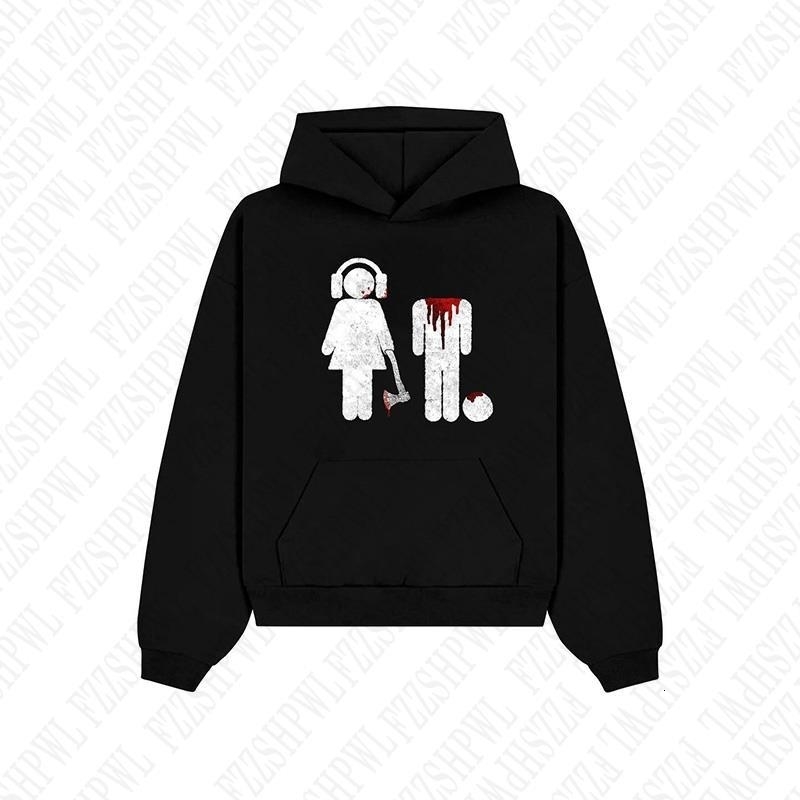 Y2K Hooded sweatshirt Oversized Aesthetics Graphic Print Punk Hoodie sweatshirt Streetwear Rock Goth Retro Hip Hop Jacket Loose 250813
