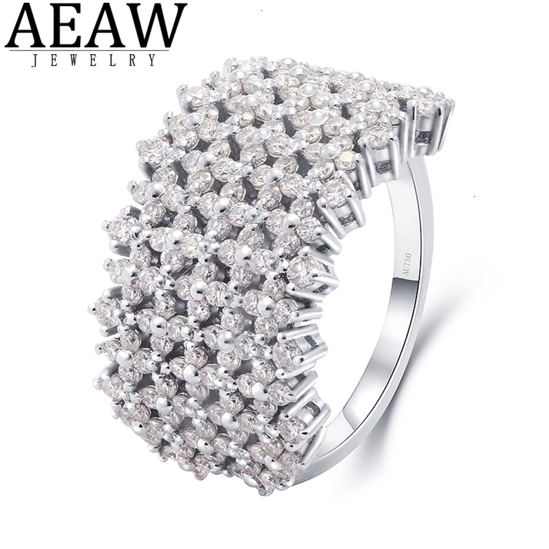 With Side Stones S925 Sterling Silver D Color 5 Row Flower Shape Ring High end Fine Jewelry For Women Wholesale 230710bj