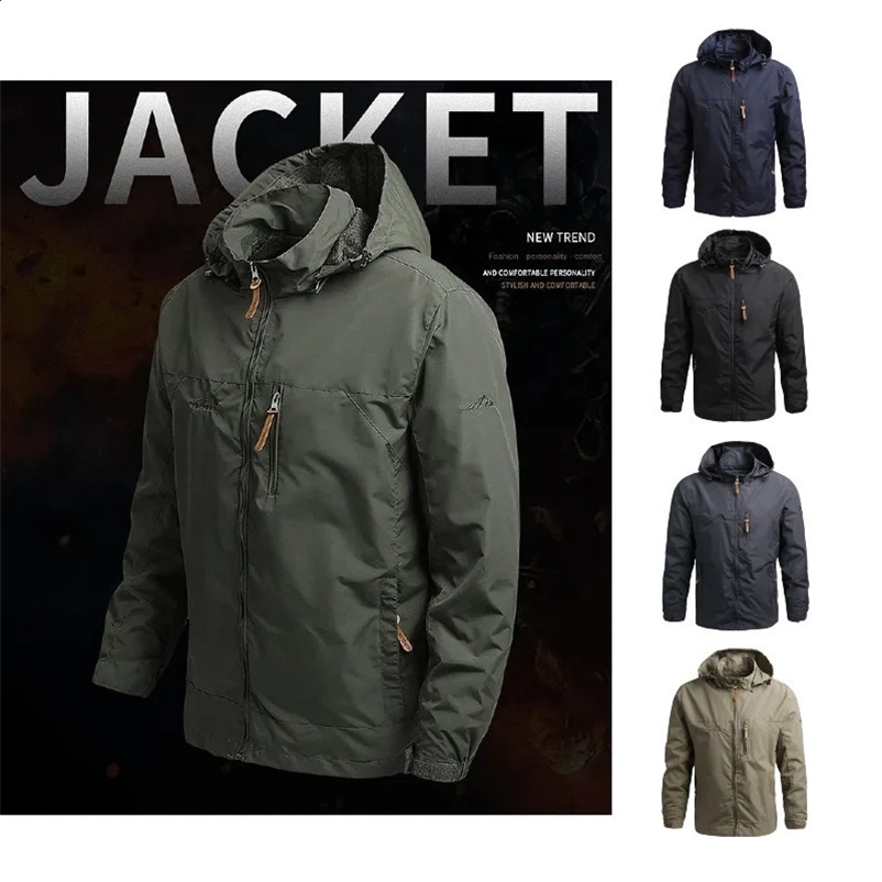 Spring And Autumn Coat Mens Trendy Mountaineering Clothes Windbreaker Outdoor Sports Jacket Mens Wear 240829