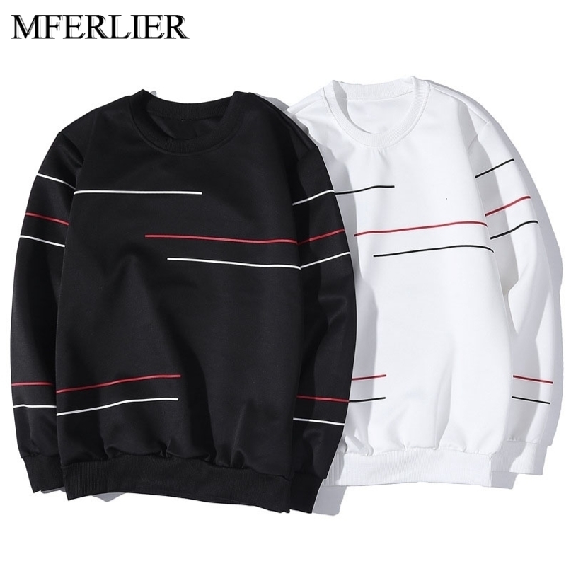 Mens Hoodies Sweatshirts Spring autumn men hoodies 5XL 6XL 7XL 8XL 9XL Bust 148cm Plus size Striped sweatshirt 221207