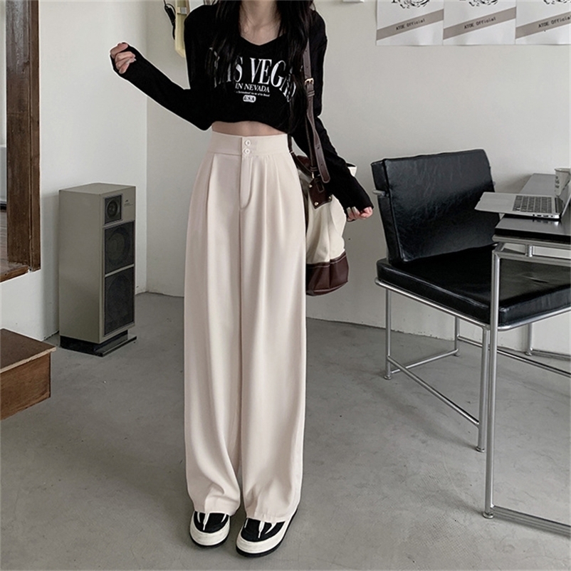 Women's Pants Capris Y2k Clothing Women's Pants Korean Fashion Baggy High Waist Chic Elegant Black White Vintage Joggers Casual Streetwear