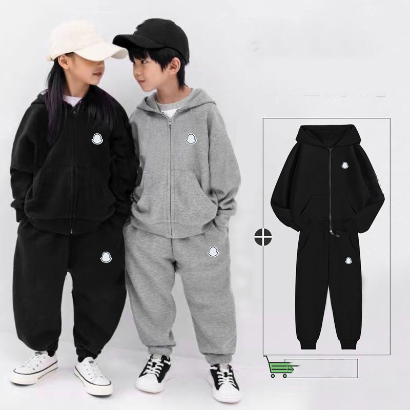 Baby Hoodies Designer Sets Cotton Kids Tracksuits Toddler Clothing Set Boys Girls Clothes Autumn Outdoor Apparel Sets Size 110cm-160cm