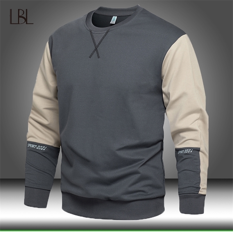 Men's Hoodies Sweatshirts Men Sweatshirt Casual Hip Hop Sportswear Hoodies Male Patchwork Pullover Autumn Spring Tracksuit Harajuku Streetwear