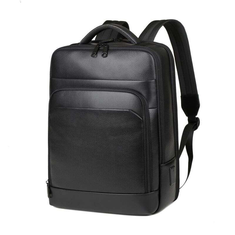 Fashion Bag Men's Bags Genuine Leather Business First Layer Cowhide Backpack Commuter Computer Bag Large Capacity Factory Wholesale