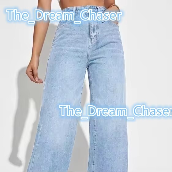 New Womens Jeans Loose Straight Leg Pants European and American Women Factory Direct Sales