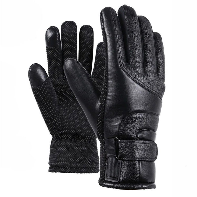 Hand Foot Warmer Winter Electric Heated Gloves No Battery Usb Thermal Touch Screen Waterproof Motorcycle Hand Warmer Windproof Ski Gloves Unisex 231