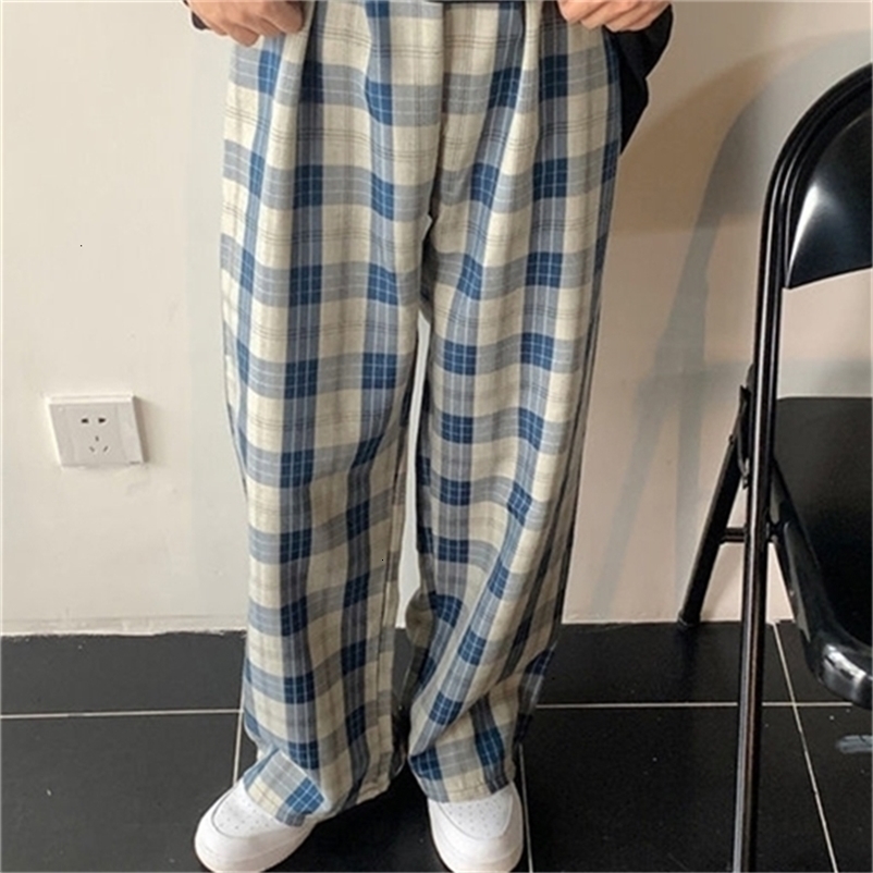 Women's Pants Capris JMPRS Retro Plain Women's Pants Elastic Waist Relaxed Loose Summer Oversized Pants Black Harajuku Blue Women's P