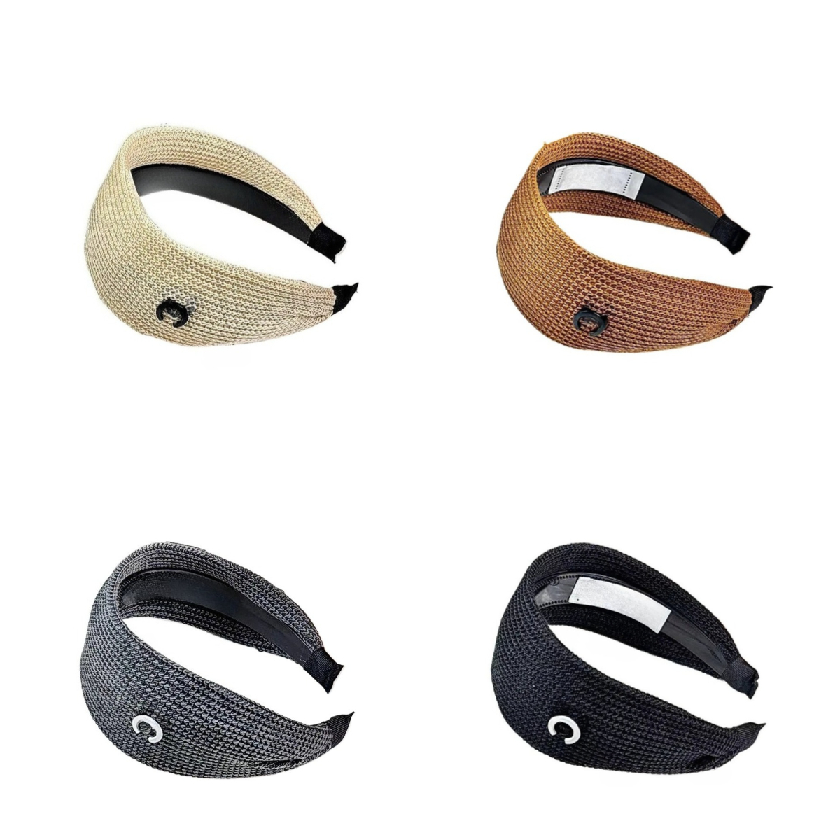 Luxury Women&#039;s Headband Designer Hand-woven Wide-brimmed Headband Women&#039;s Elastic Headband Classic Design Elegant and Versatile Multipl-image-1076516757