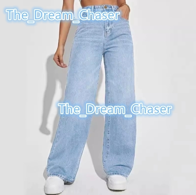 2024 New Jeans Women Loose Straight Crossborder Europe and the United States Speed Seller Ms Spot Factory Direct Sales