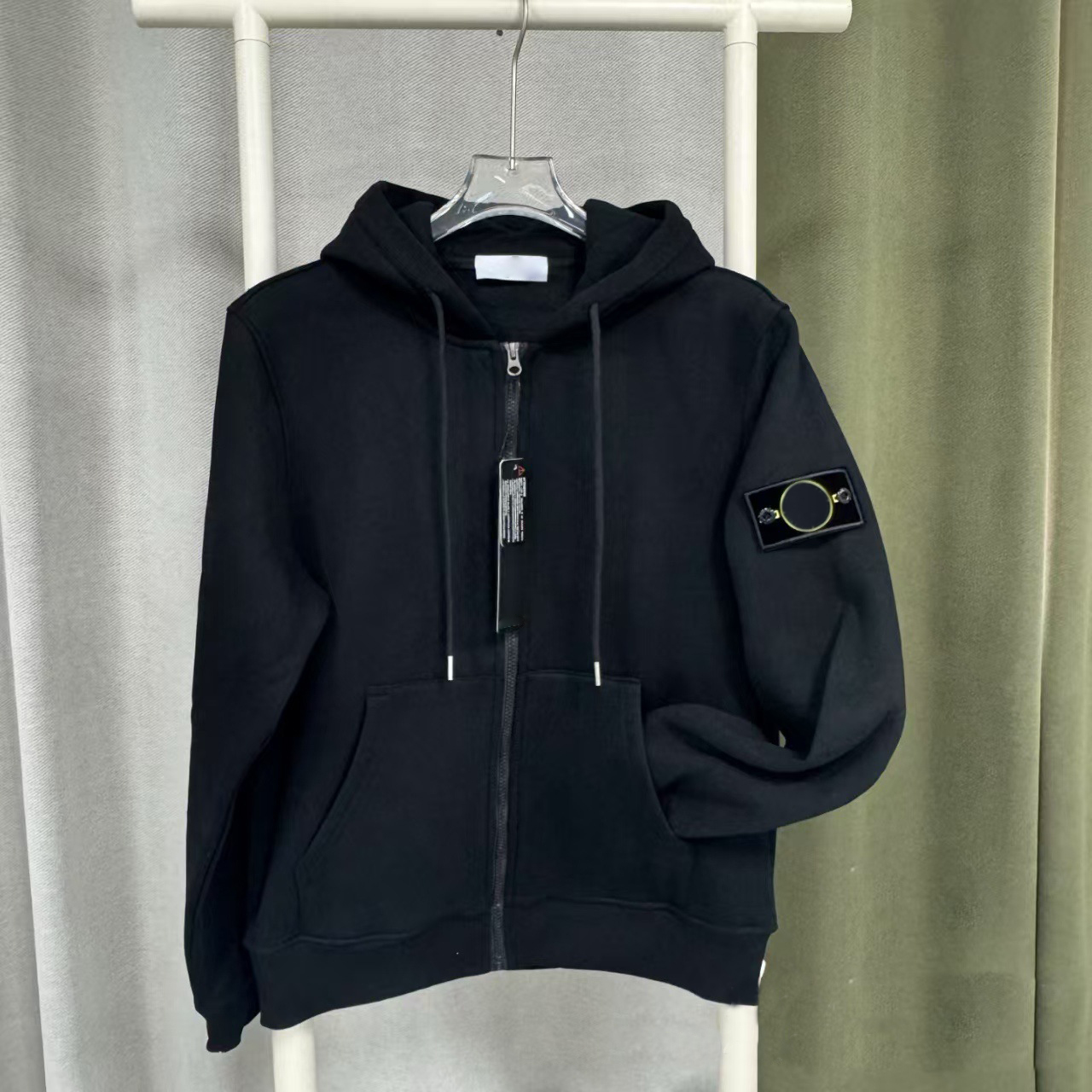 designer jacket Mens stone hoodie sweatshirt CP Autumn Casual Loose Side Lens Hoodie Round Neck Long Sleeve Mens and Womens topstoney Sweatshirt 999