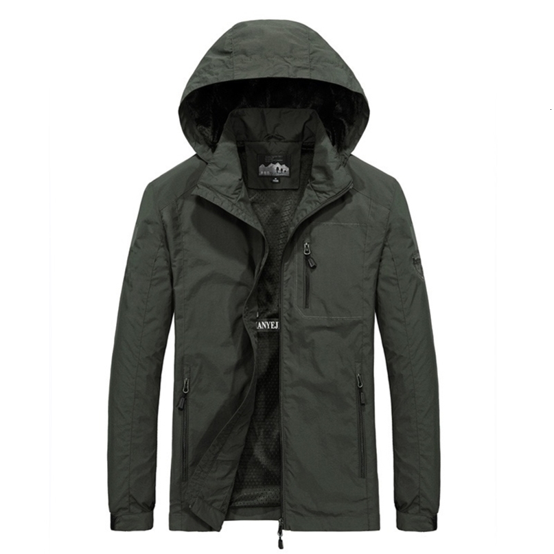 Men's Windbreaker Jackets Waterproof Military Hooded Water Proof Wind Breaker Casual Coat Male Clothing Autumn Jackets Men 211105