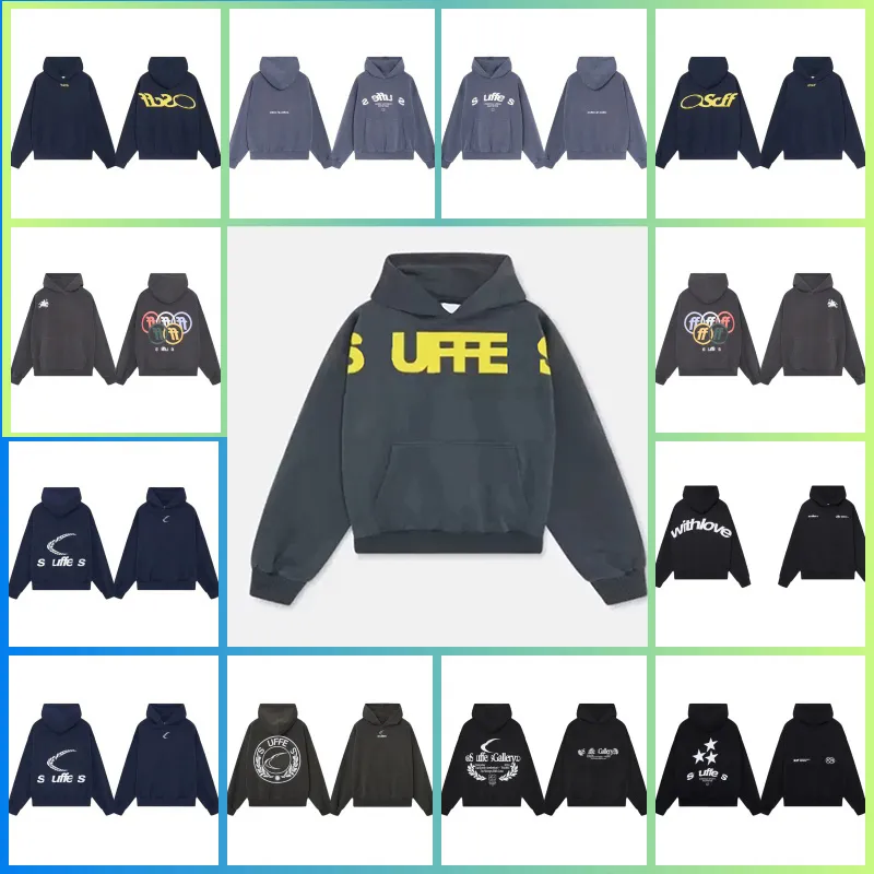 5A designer hoodie tops shirt men and women Fluffy foam graffiti designer jacket Slow jogging exercise men and women's sweater US size S-XL