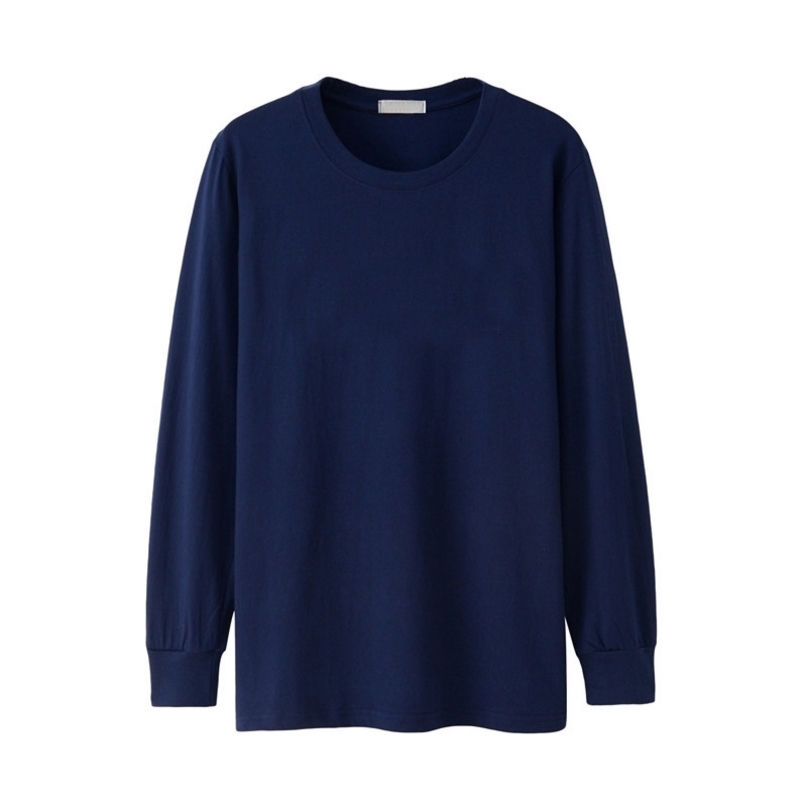 Men Tshirt Long Sleeve Full Winter Autumn Plus Size Big Xxxxl 5XL 6XL Casual Plain T-shirts Male Cotton Oversized T Shirt Black 210518