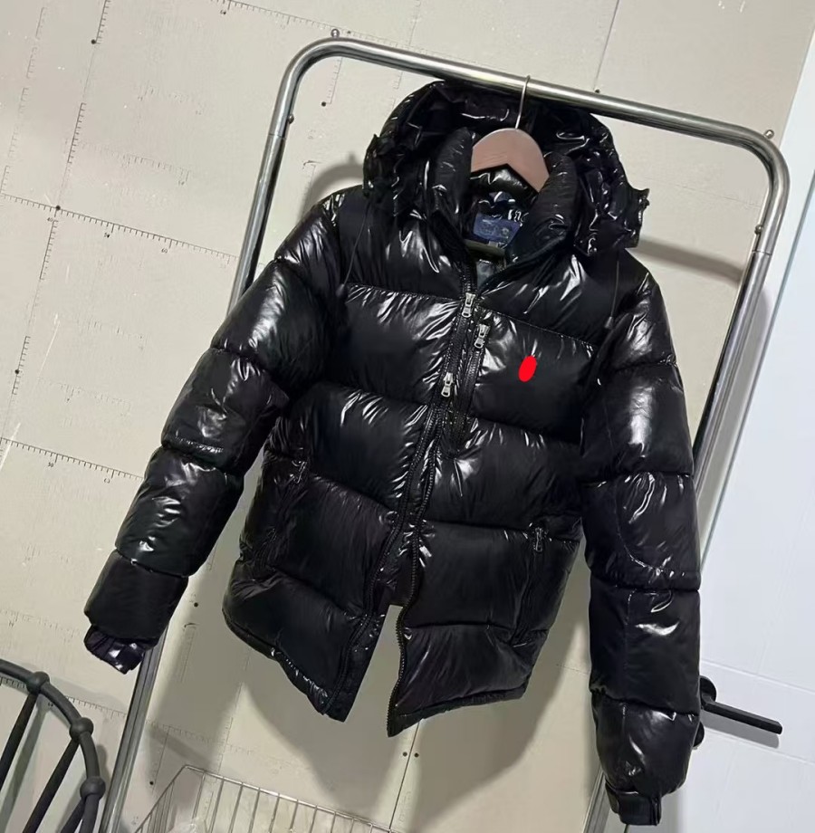 Canard blanc brodé imperméable à l'eau chaude nouvelle vente tissu de créateur vers le bas de haute qualité Puffer hommes Polo 25 veste coupe-ven