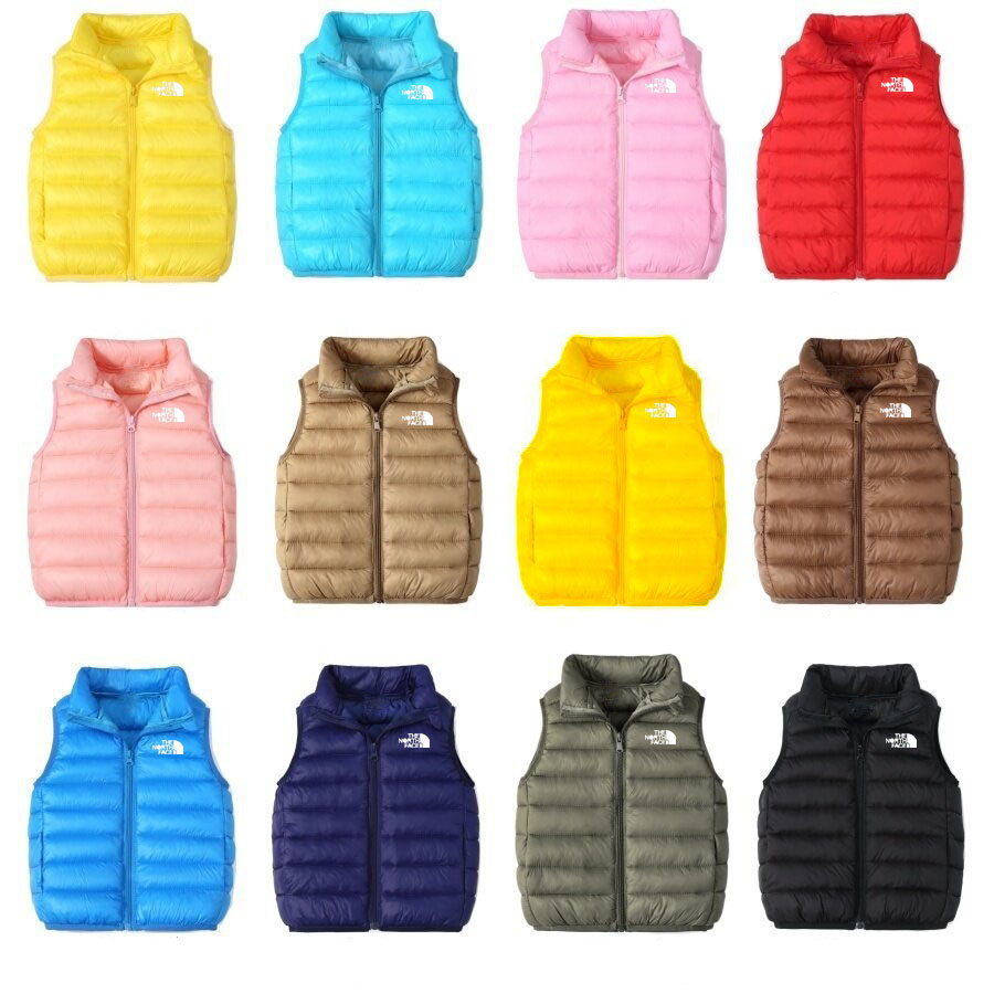 Baby NF Down Nnorth Designer Vest Boys Waistcoat Kids Outerwear Coat Children Clothing Girls Jackets Vest