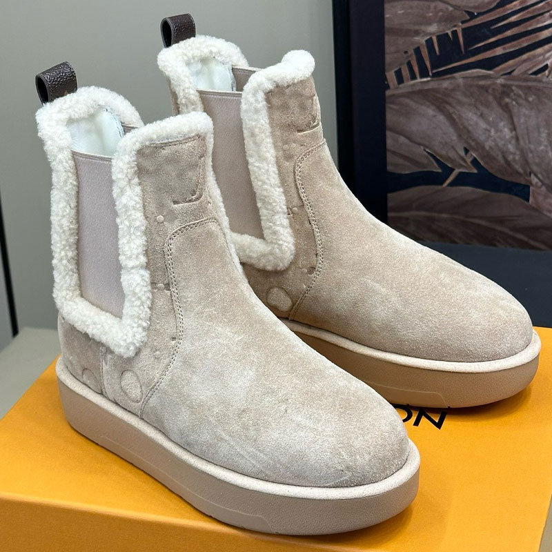 Aspe Chelsea Ankle Boot 1ADC7D designer new boots luxury womens autumn winter boots warm comfortable suede leather upper non slip rubber sole side e