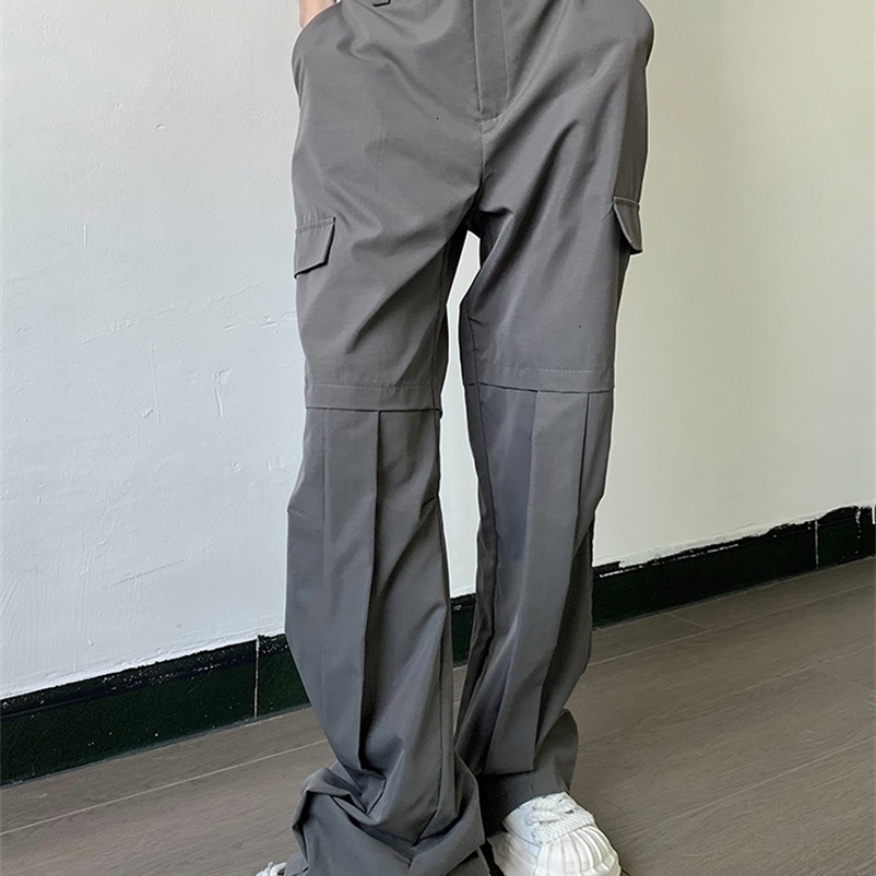 Women's Pants Capris Weeeep Pocket Cargo Pants High Waist Baggy Streetwear Casual Pants Aesthetic Y2k Basic Trousers Korea Fashion Harajuku Set