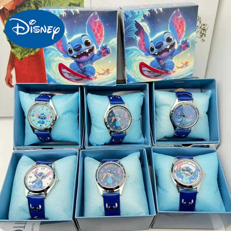 Disney Stitch Gift Box Watch Pointer Quartz Children Box Gift Watch Girls Box Watch Birthday Gift Cute GirlyFriends GiftsSurprise H250924-image-1076678725