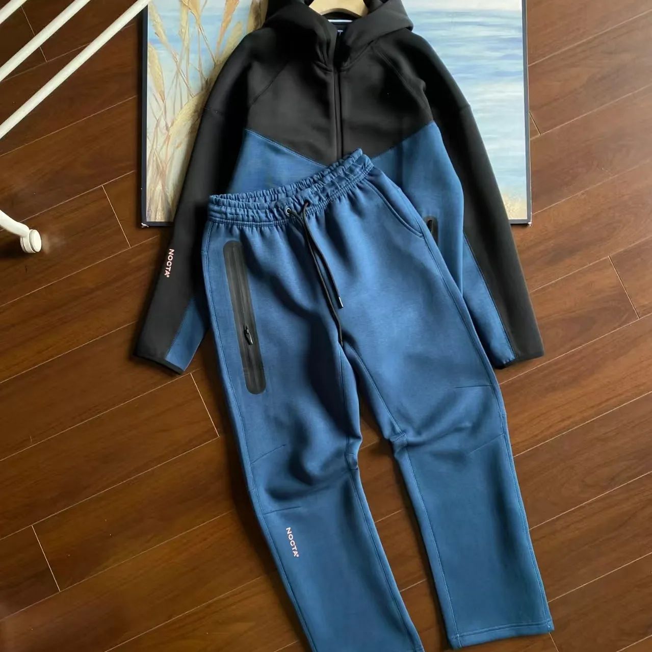 Designer Hoodie Tracksuits Tech fleece jacket Men Sports Designer sweatsuit 2 Piece Sets Men Woman Zip Up Hooded Sweater Street wear Joggers
