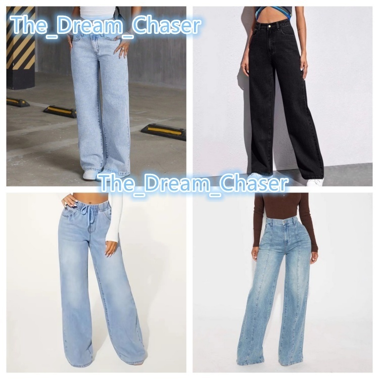 Sweet and Spicy High Waisted Straight Leg Jeans for Womens Summer New Style Loose and Trendy Versatile Long Pants
