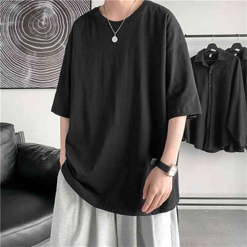 ExtFine 200GSM 100% Combed Cotton Men T-shirts Summer Basic T Shirt Skate Man Tshirt Boy Streetwear Tops Tee 210707