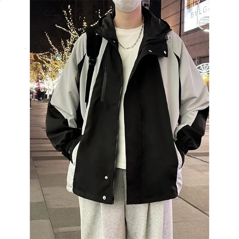Trendy Mens Jacket Thin Style Spring Autumn Arrival Youth Casual Apparel Work Uniform Top Slim Fit For Men 240829