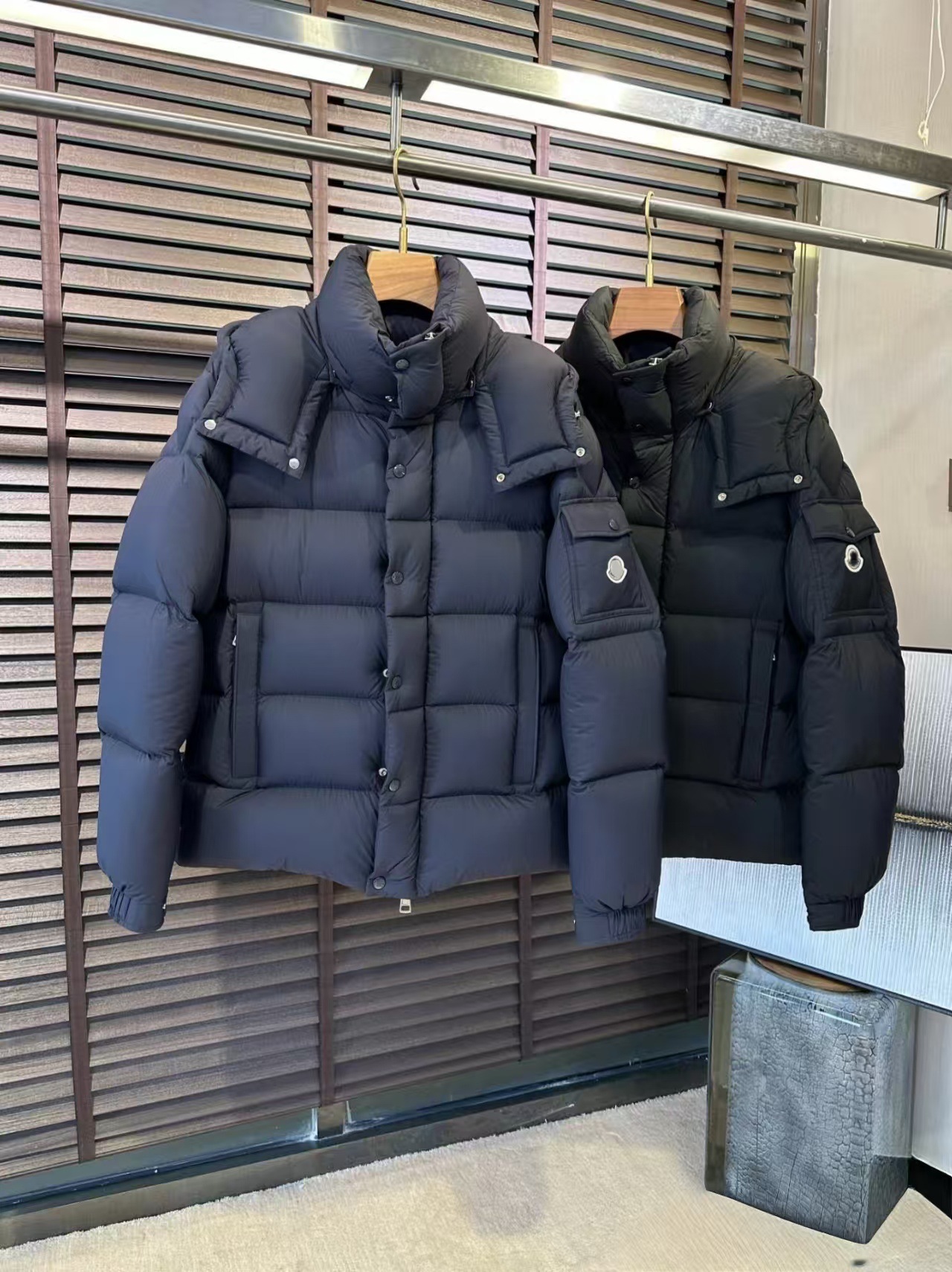 5A High-Quality Designer Luxury Brand EU Size In Stock Winter New Arrival Unisex Premium Matte Heavyweight Zippered Duck Down Jacket Oversize S-5XL