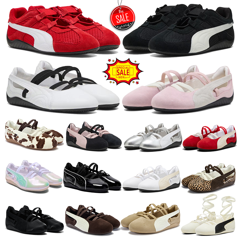 Free Shipping Womens Designer Shoes Ballet Flats Trainers Mens Dress Shoes Black Black Pink White Red Chocolate Brown Classic Ladies Shoe Daily Outf