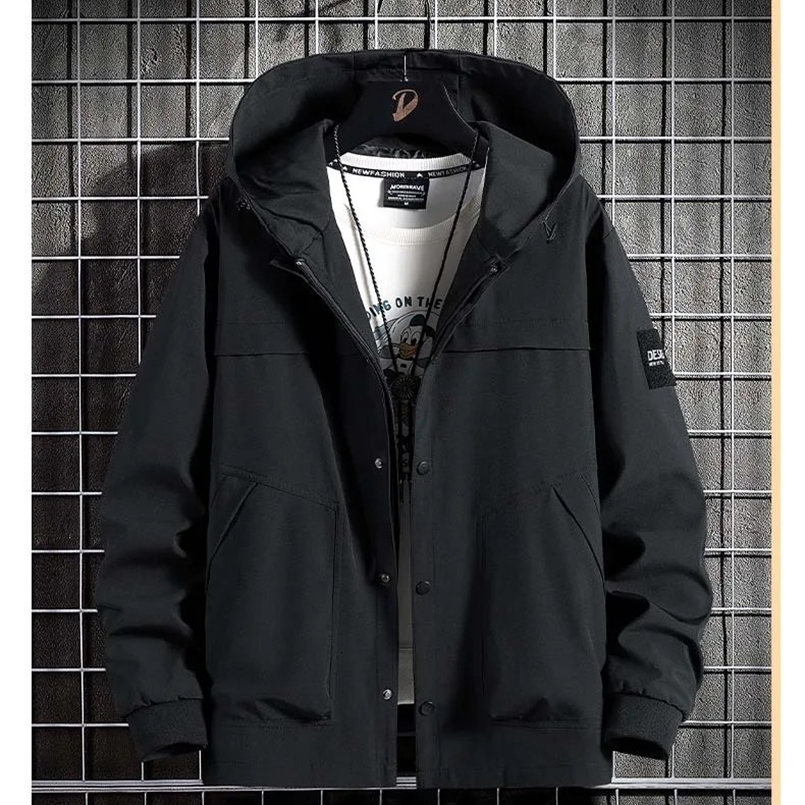 plus size long windbreaker spring mens coat in the long section jacket for men 9XL 8XL men clothing trench coat 240806