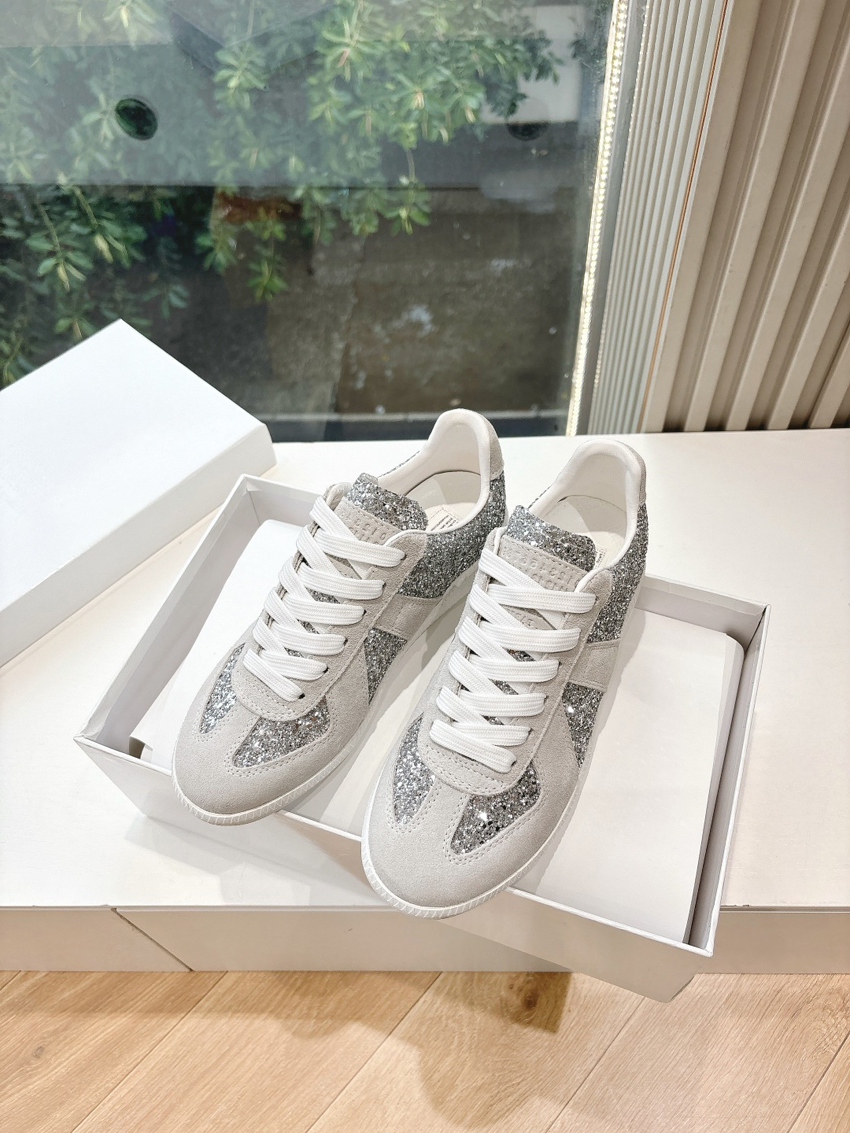 Luxury Brand Casual Shoes Men Women Replicas Sneakers Italy Amazing Genius Designer Low Tops Lace-Up Cowhide Non-Slip Campus Running Athletic Shoes