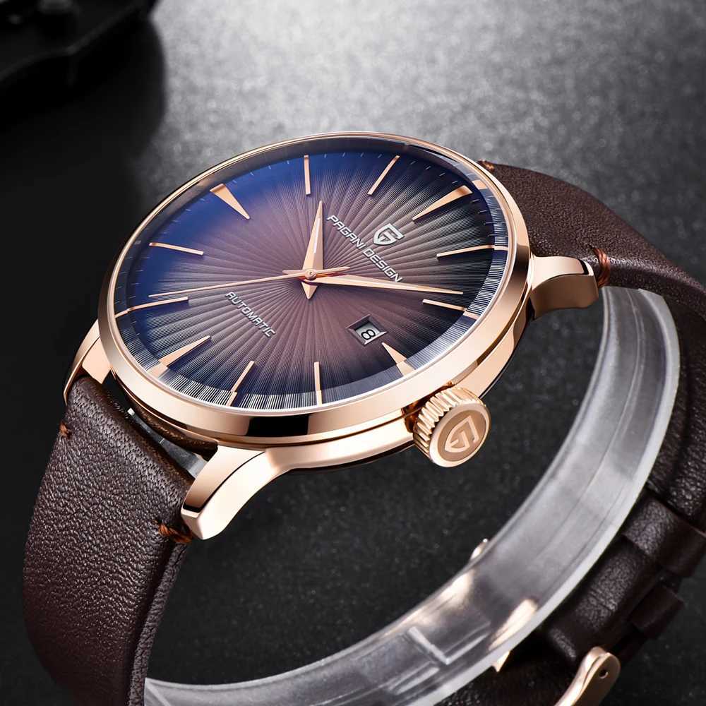 PAGANI DESIGN Watches For Man Leather 2025 New Luxury Mechanical Mens Watch 30m Waterproof Ore HighStrength Glass Simple Clock S251009