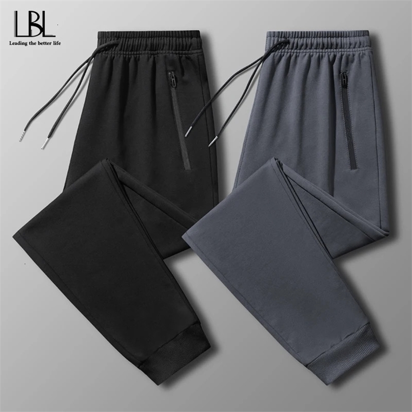 Men's Pants Autumn and Winter Men's Casual Trousers Male Fashion Solid Colour Sweatpants Mens Trendy Loose Breathable Cargo Pants 231019