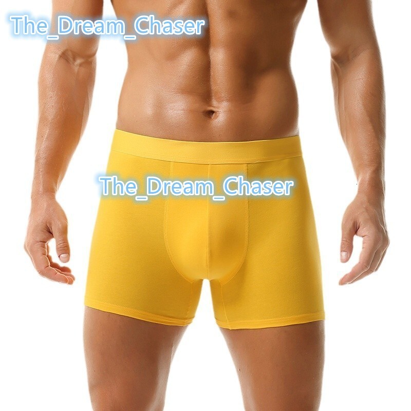 Wholesale High Quality 95 Cotton Boxer Brief Shorts Long Leg Plus Size Underwear for Men