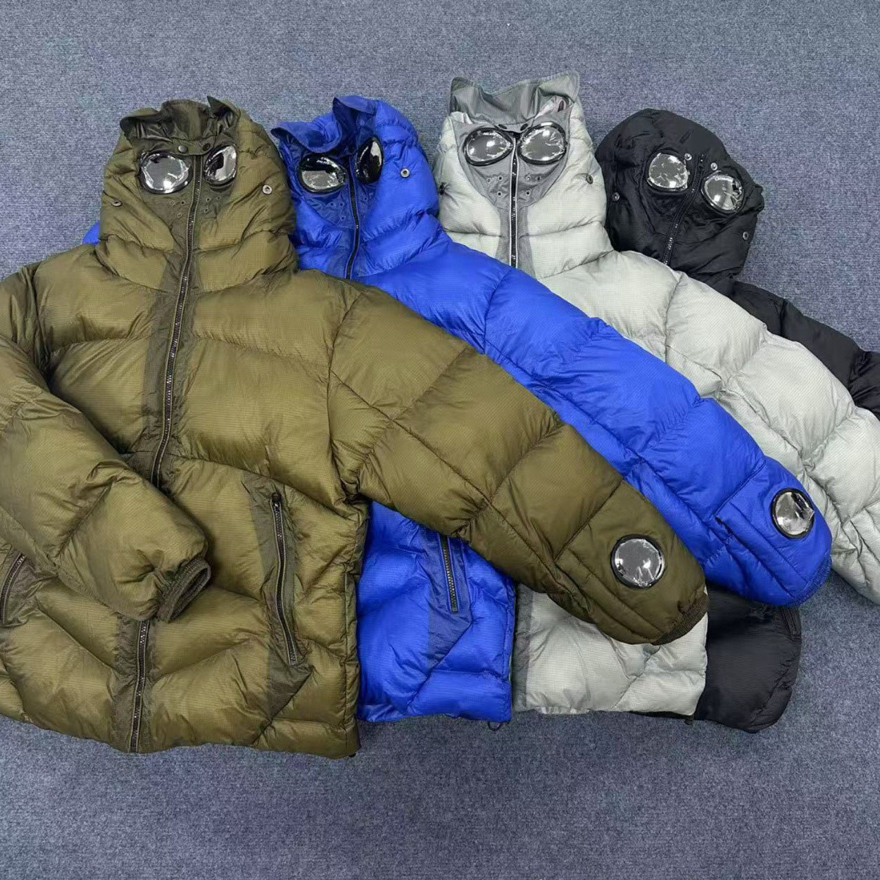 Men's Jackets Designer Hooded down Jacket Warmth Cotton Coat Men Women 25FW Filling Regular Length Zipper Closure