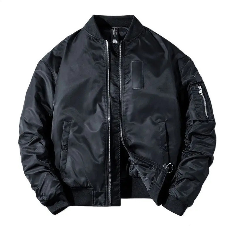 Fall/Winter MA1 bomber jacket mens military oversized windproof flight pilot jacket mens streetwear university Y2K clothing jacket 240907
