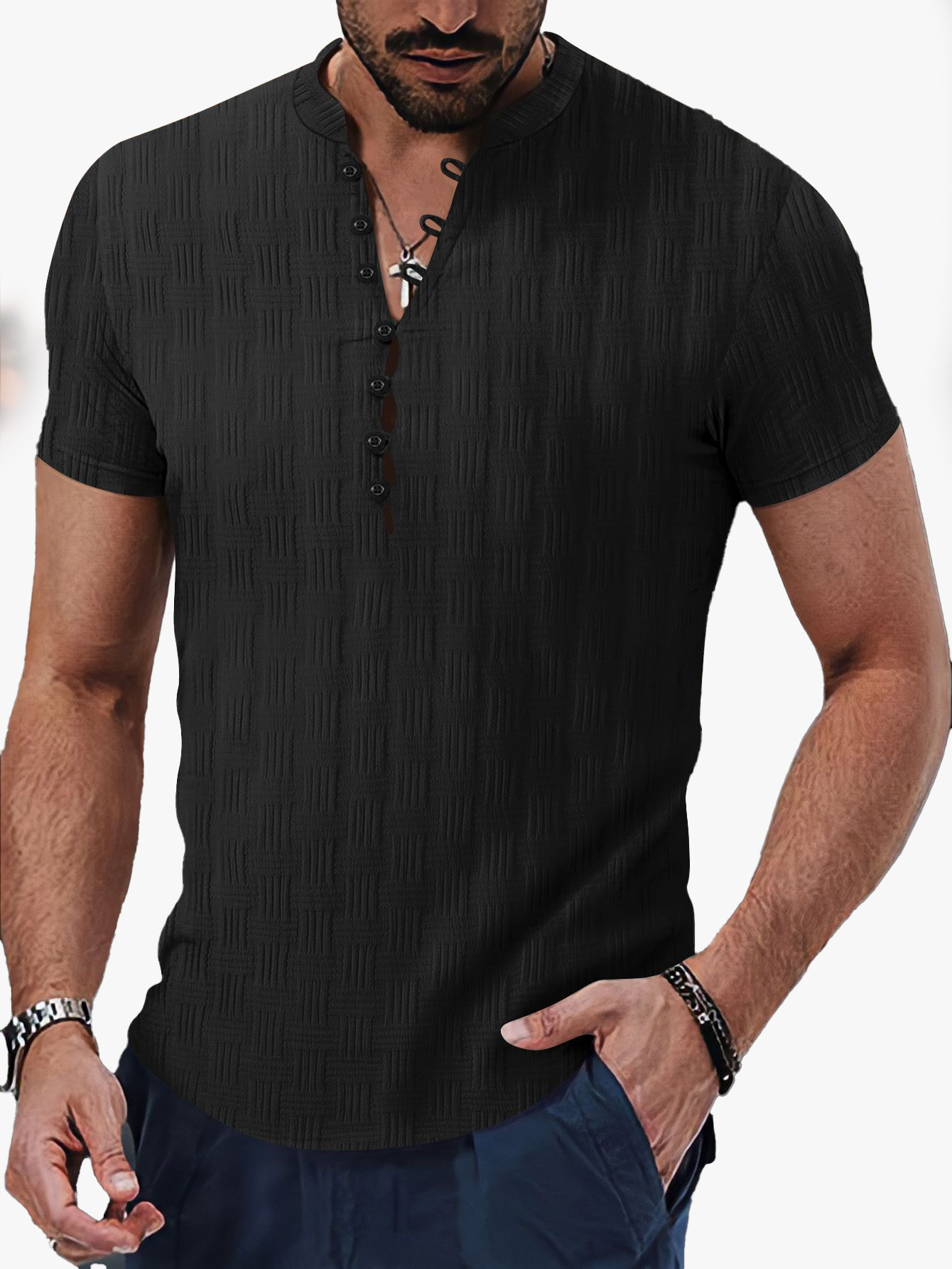 Summer Mens Polo Shirts Short Sleeve Shirt Luxury Top Casual Lapel T-shirt Men Breathable T Shirt blouse black white poloshirt dhgate plaid checked
