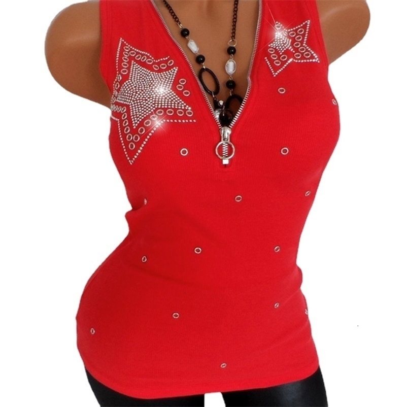 Women's T-Shirt Fashion Y2K Top Tee Sexy V-Neck T Shirt Sleeveless Casual Black Red Tshirt Blusas Women Summer Harajuku T-Shirt Woman Clothes 2