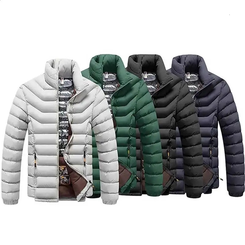 4XL Largo Size Winter Men High Quality Plush Thick Warm Parka Men Windproof Lightweight Jacket Men Casual Solid Jacket Coat Male 240911
