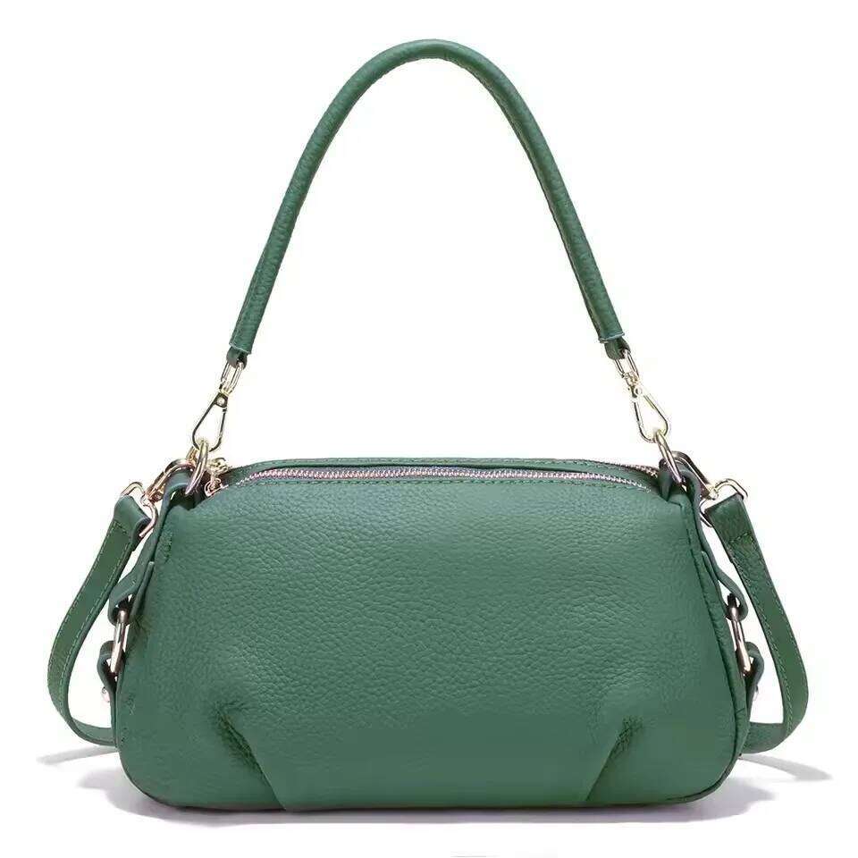 Designer Bags 2025 Casual Women's Genuine Bag High Quality Small Cowhide Pillow Handbag Female Shoulder Crossbody Ladies Leather Bags Luxury Ba