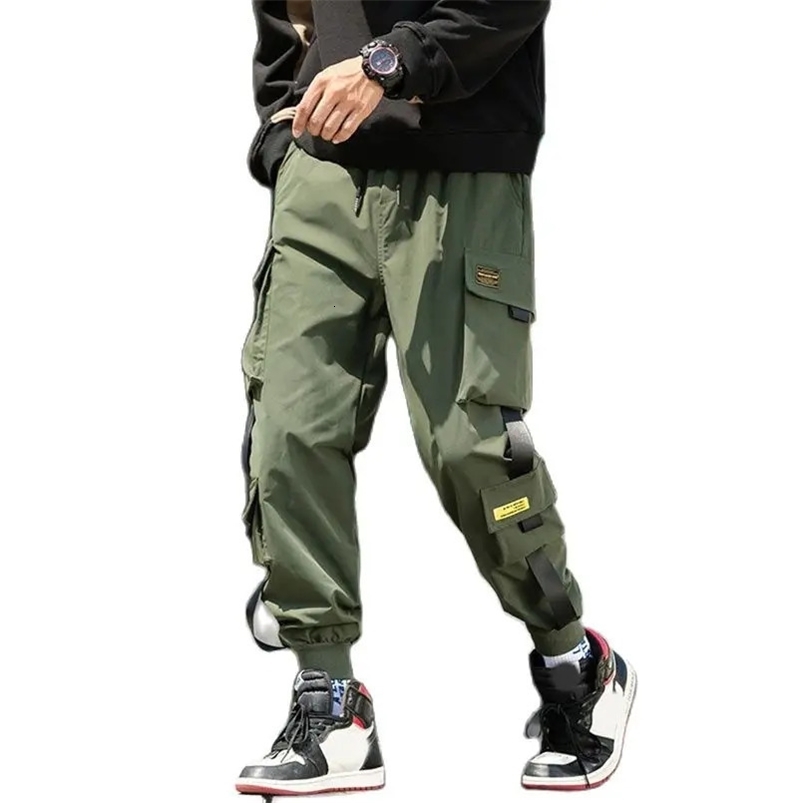 Men's Pants Cargo Pants Men Pocket Loose Oversized Male Jogger Trousers Sportswear Spring Streetwear Thin Clothes Summer Autumn 5XL 231019