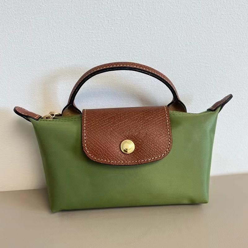 High Quality Shoulder Bags Nylon Tote Long Handle Crossbody Purse Classic Womens Handbag Fashion Versatile Hobo Embroidered Mini Dumpling Bag Des