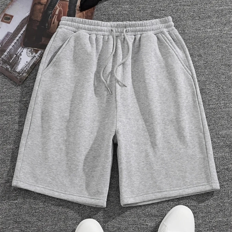 Pantaloncini di cotone di cotone estate pantaloni sportivi da corsa uomo/donna comodi pantaloni da spiaggia traspirante 241217